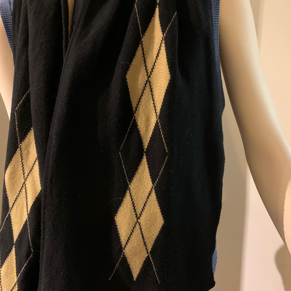 Reversible argyle scarf - Picture 3 of 5